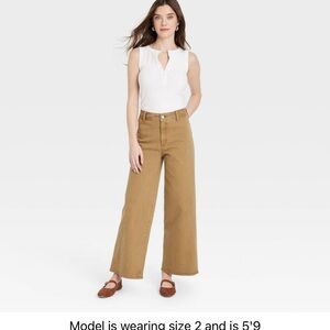 Wide Leg Women Jeans - Light Blue